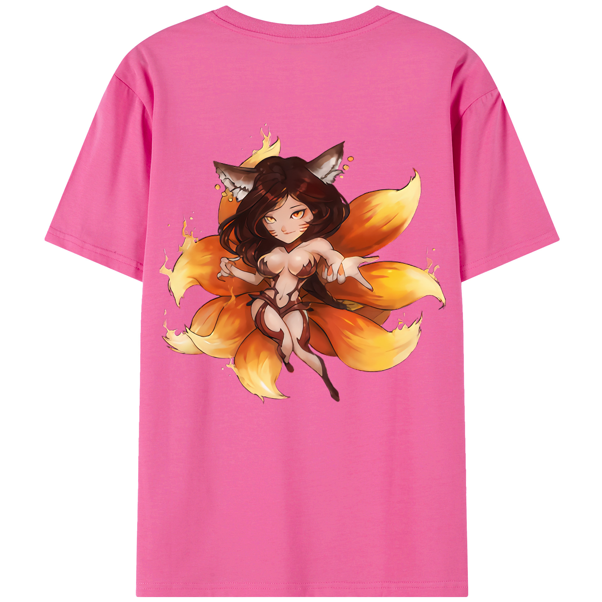 リーグ・オブ・レジェンド League of Legends LOL レディース半袖Tシャツ(バックプリント)